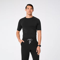 Makato Seamless Short-Sleeve Underscrub - Black