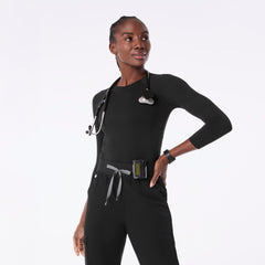 Salta Seamless ¾ Sleeve Underscrub - Black