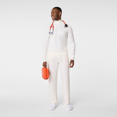 FIGS x Team USA Mock-Neck Long-Sleeve Underscrub - Off White