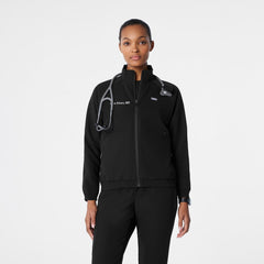 Sydney Scrub Jacket - Black