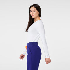 100% Awesome Long-Sleeve Underscrub - Optic White