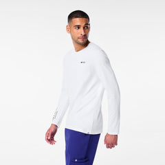 I Am a Nurse Long-Sleeve Underscrub - Optic White