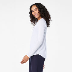 My First Name Is Doctor Long-Sleeve Underscrub - Optic White