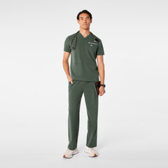 Abbott V-Neck Scrub Top - Moss