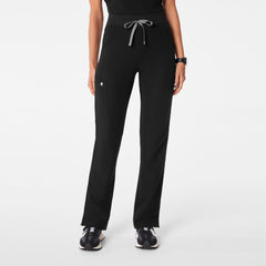 Kade High-Rise Straight-Leg Scrub Pant™ - Black