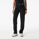 Livingston Ruched Straight-Leg Scrub Pant™ - Black