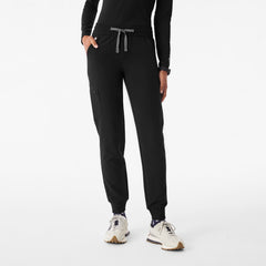 Zamora Ruched Jogger Scrub Pant™ - Black
