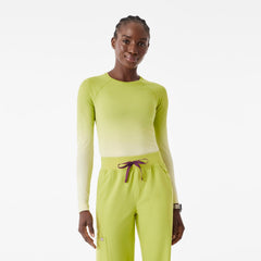 Salta Ombre Long-Sleeve Underscrub - Ombre Celery