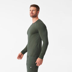 Makato Solid Long-Sleeve Underscrub - Moss