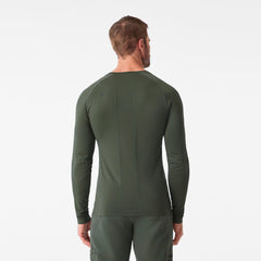Makato Solid Long-Sleeve Underscrub - Moss