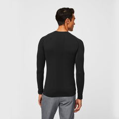 Makato Seamless Long-Sleeve Underscrub - Black