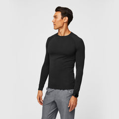 Makato Seamless Long-Sleeve Underscrub - Black