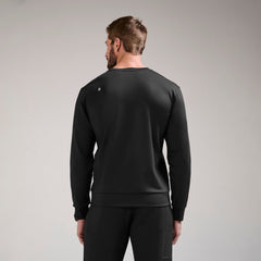 Destin Relaxed Long-Sleeve Scrub Top - Black
