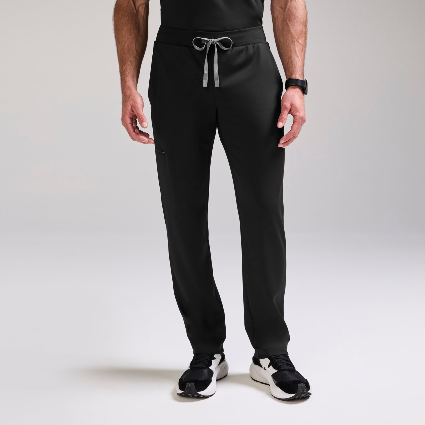 Norris Straight-Leg Scrub Pant - Black