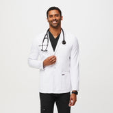 Harlem Classic Short Lab Coat - White