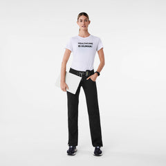 Healthcare is Human Short-Sleeve Underscrub - Optic White