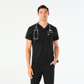 Leon Scrub Top™ - Black