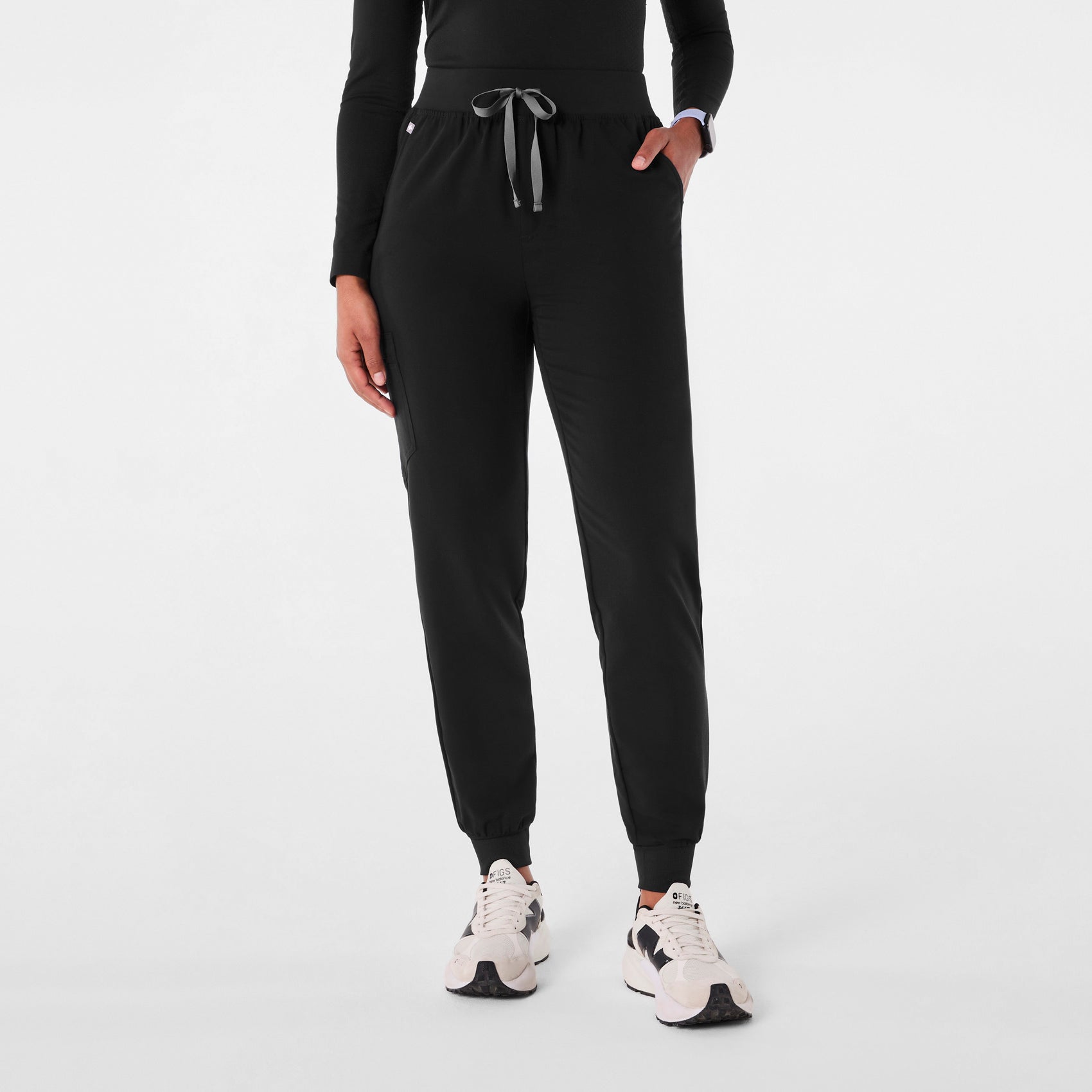Zamora High-Rise Jogger Scrub Pant™ - Black