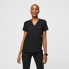 Casma Scrub Top™ - Black