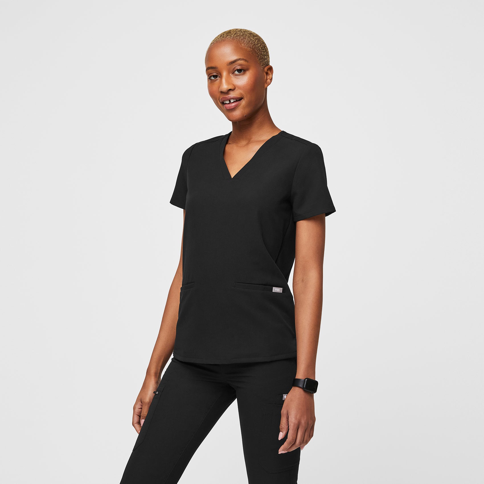 Casma Scrub Top™ - Black
