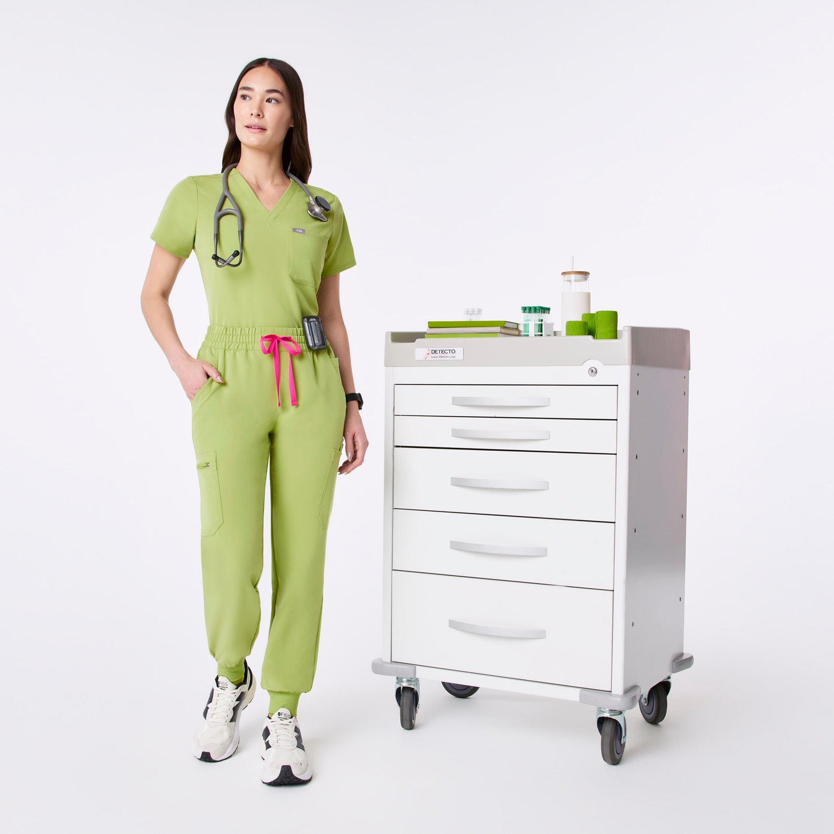 Uman Jogger Scrub Pant - Matcha