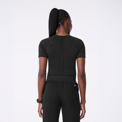 Salta Seamless Short-Sleeve Underscrub - Black