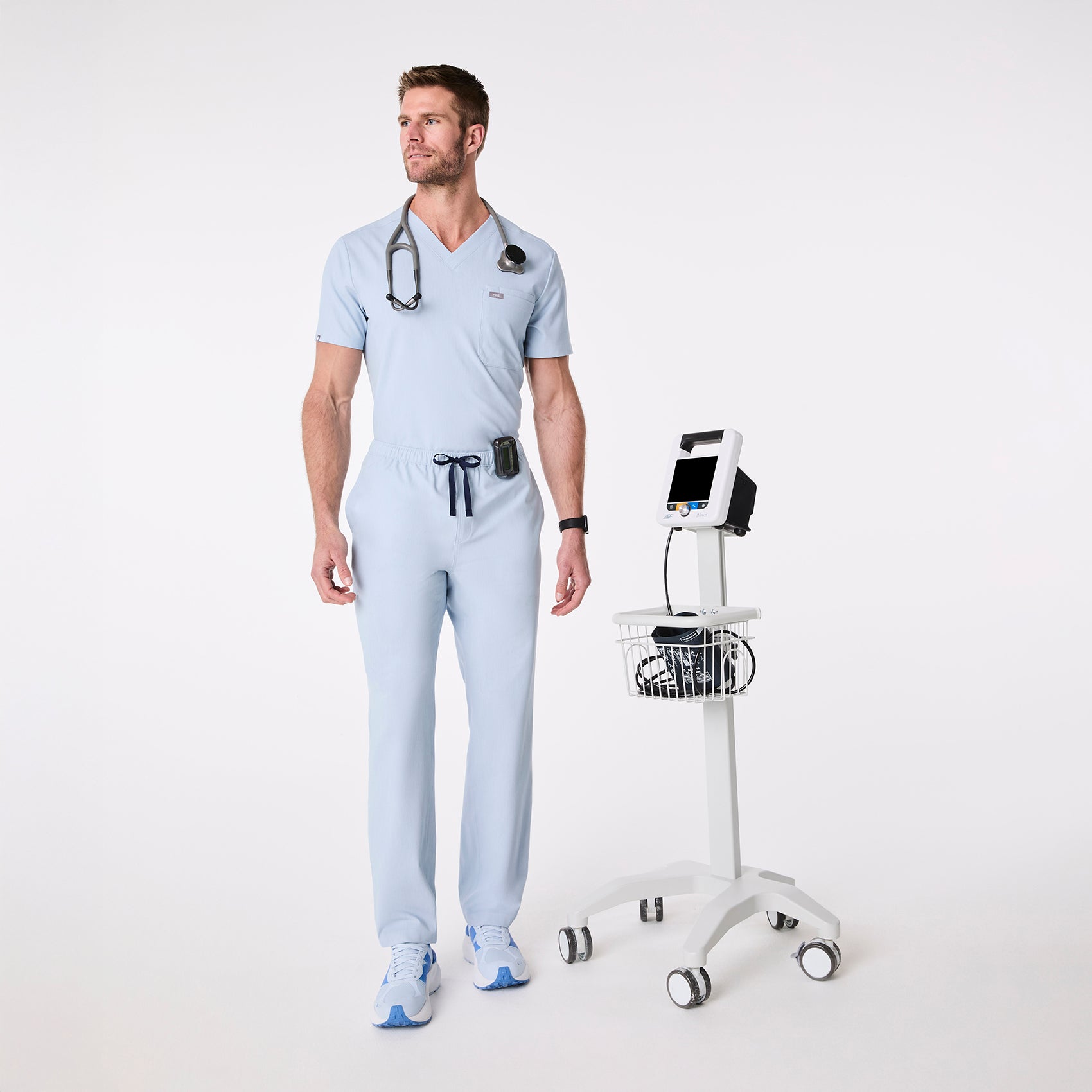Pisco Straight-Leg Scrub Pant™ - Chambray