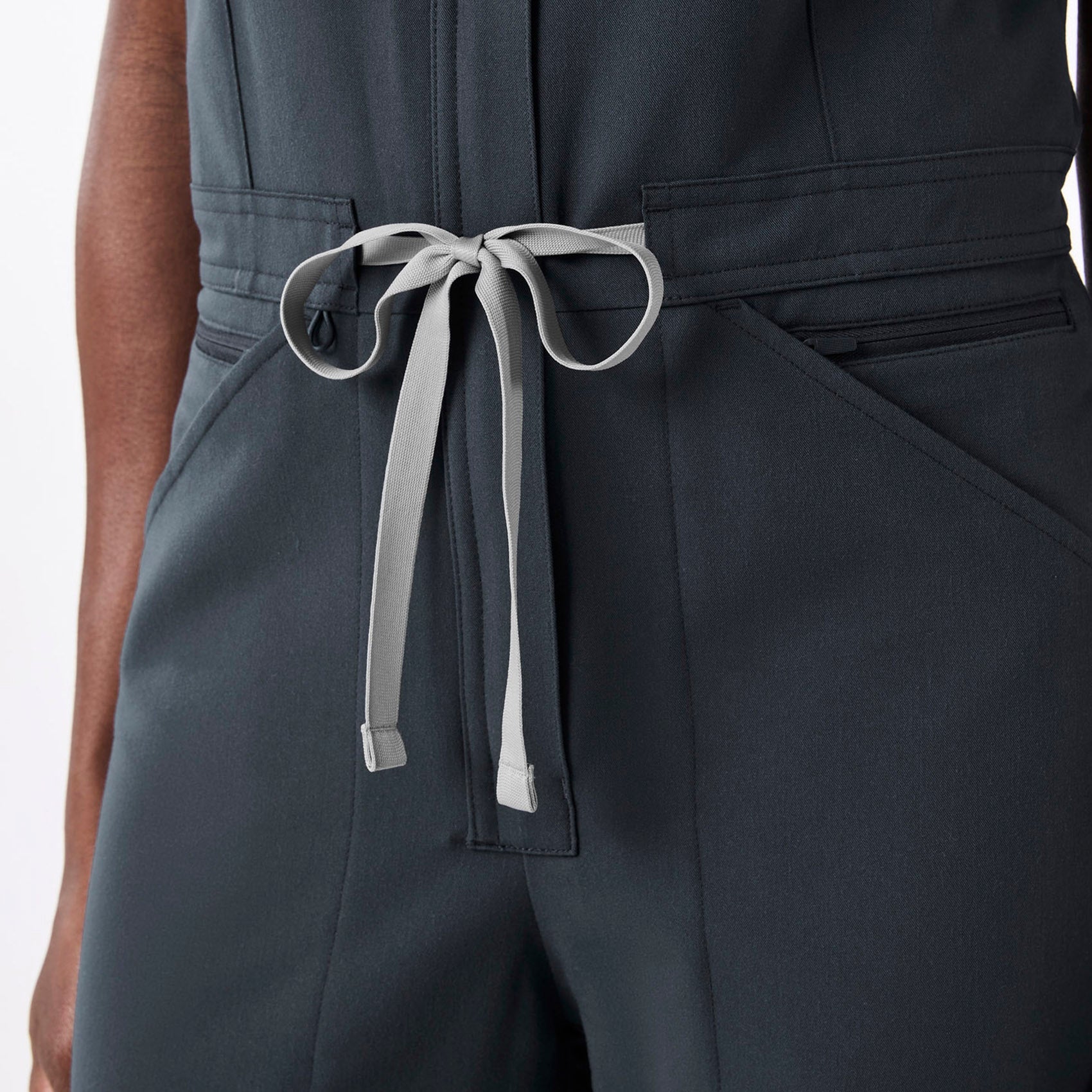Rafaela Wide-Leg ScrubJumpsuit™ - Dark Harbor
