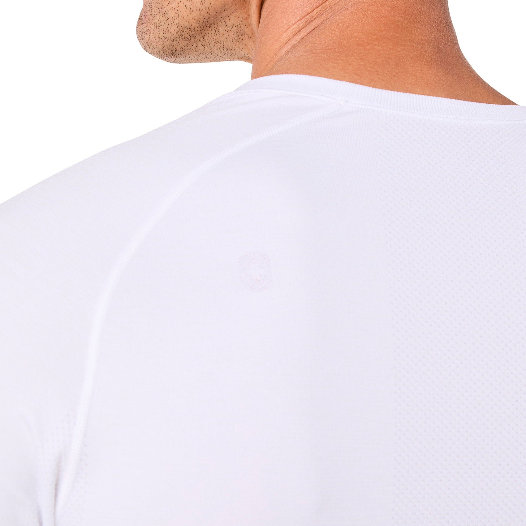 Makato Seamless Short-Sleeve Underscrub - White