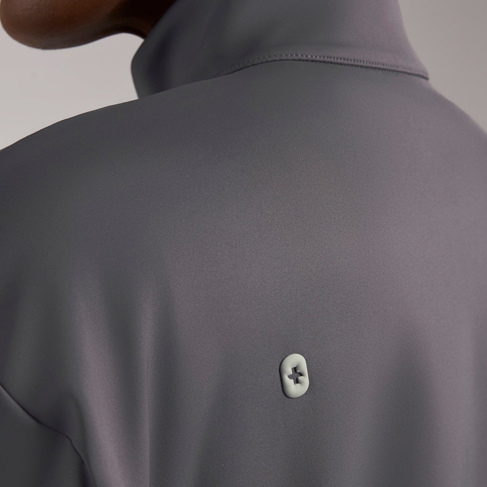 Labelle Bomber Scrub Jacket - Charcoal
