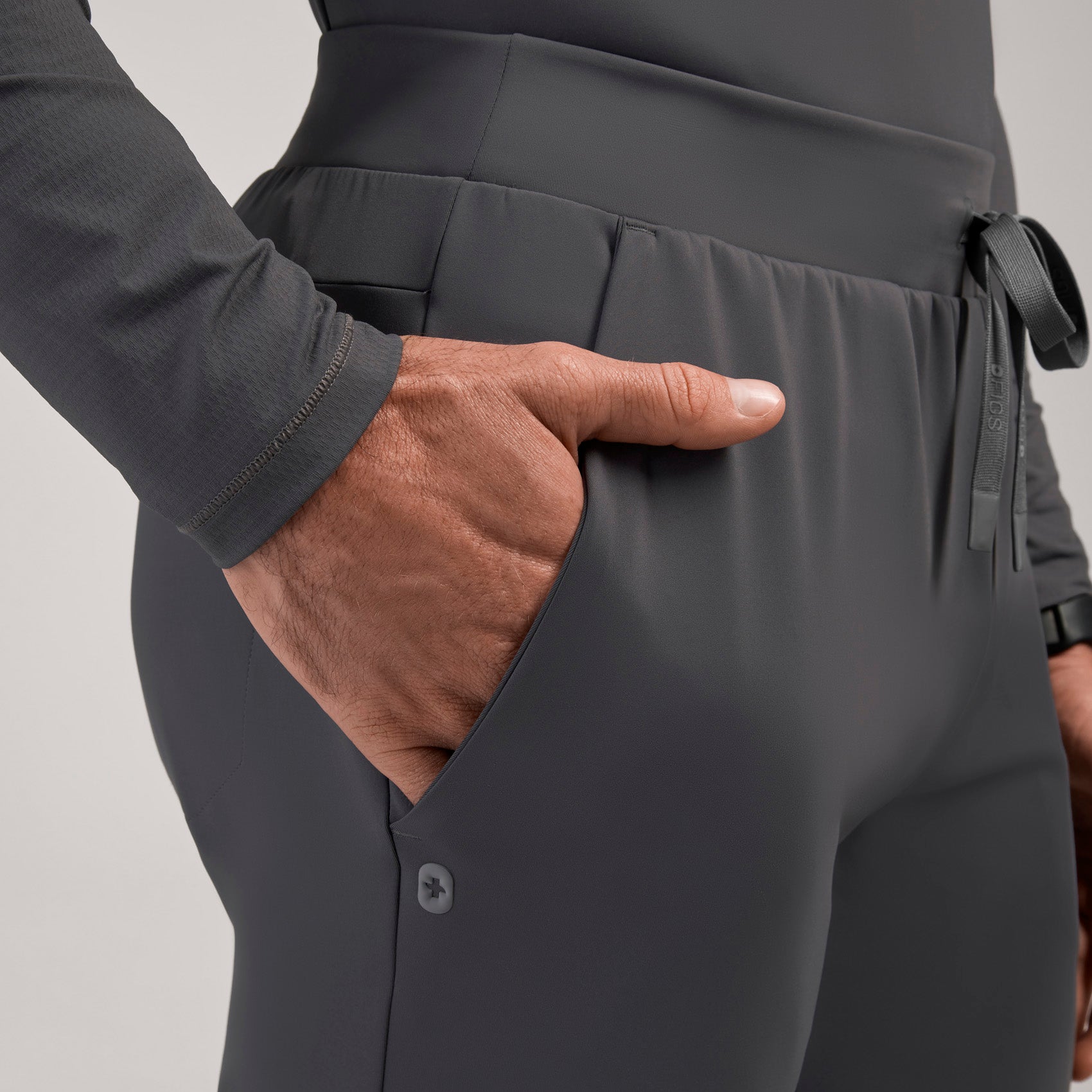 Norris Straight-Leg Scrub Pant - Charcoal