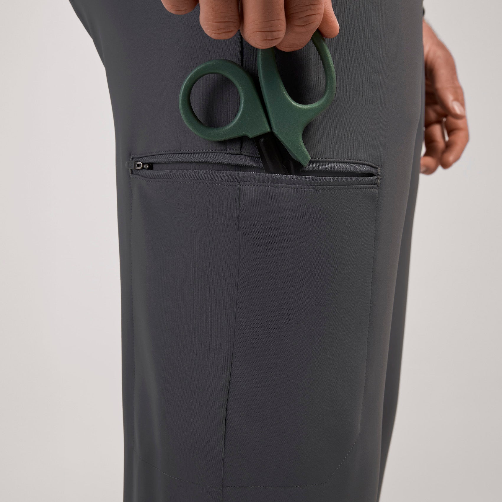 Norris Straight-Leg Scrub Pant - Charcoal