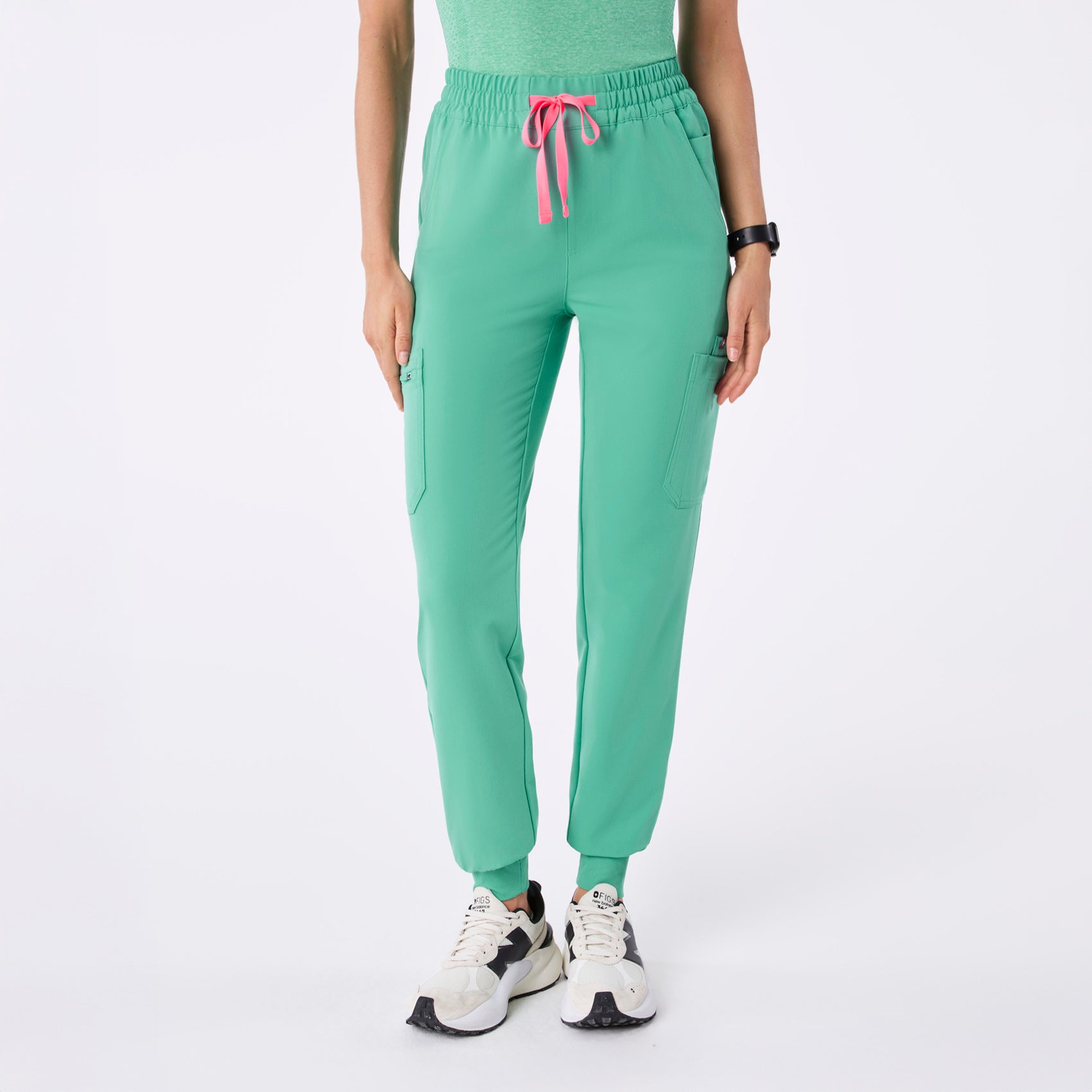 Uman High-Rise Jogger Scrub Pant - Surgical Green