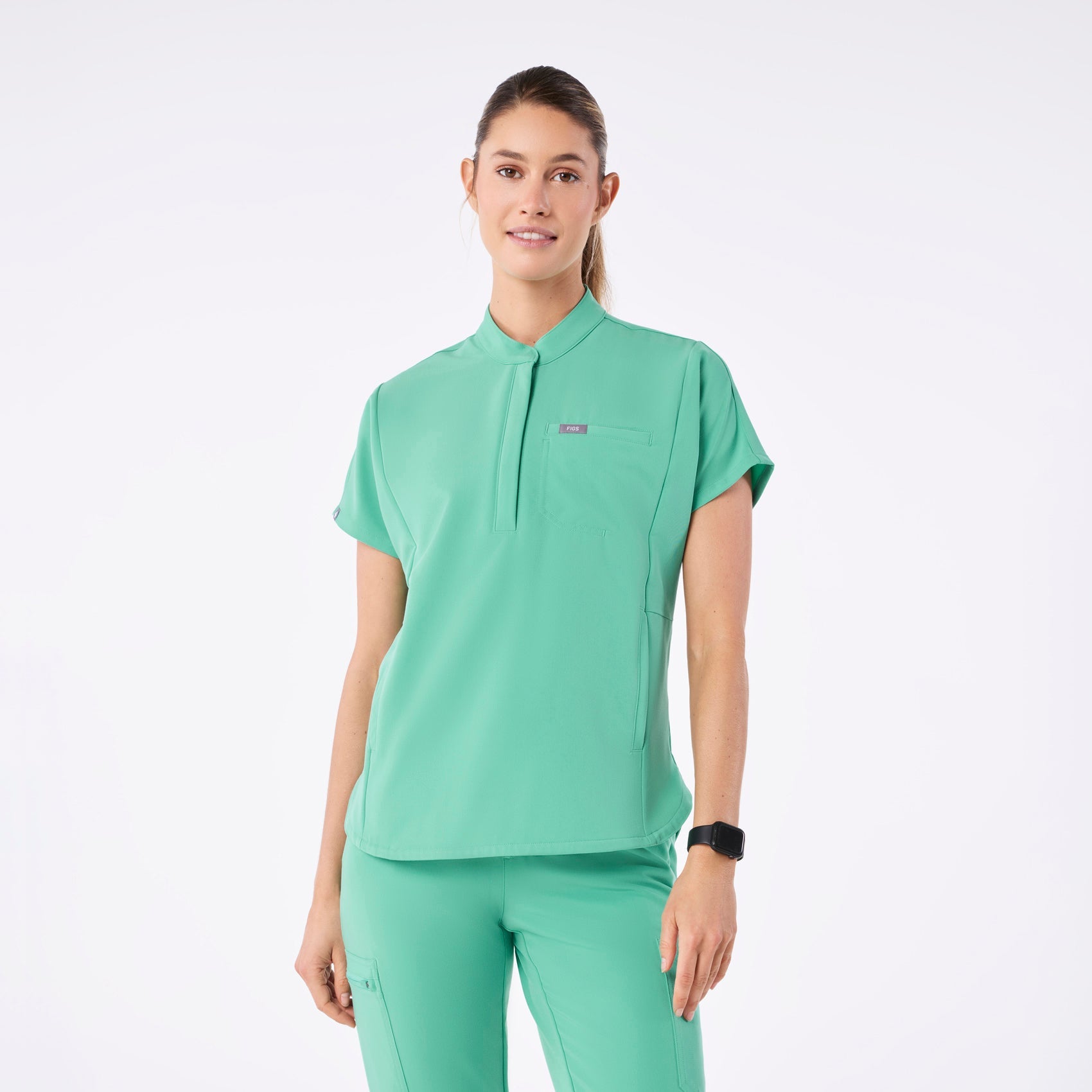 Montex Relaxed Scrub Top - Surgical Green