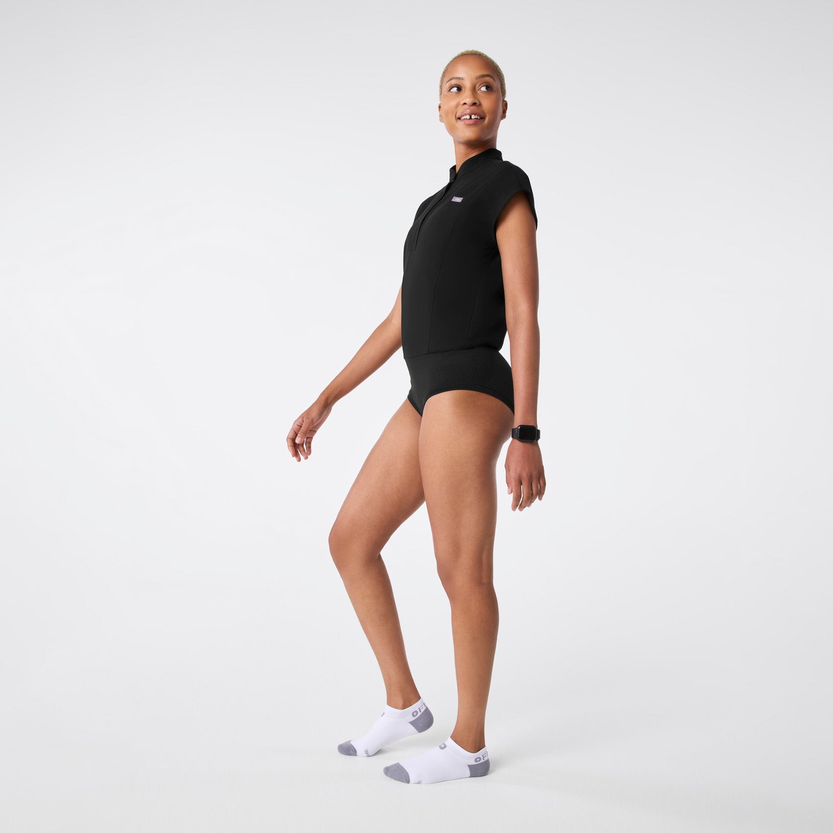  Rafaela Brief ScrubBodysuit™ - Black
