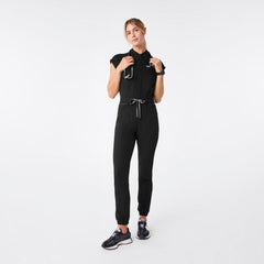Rafaela Jogger ScrubJumpsuit™ - Black