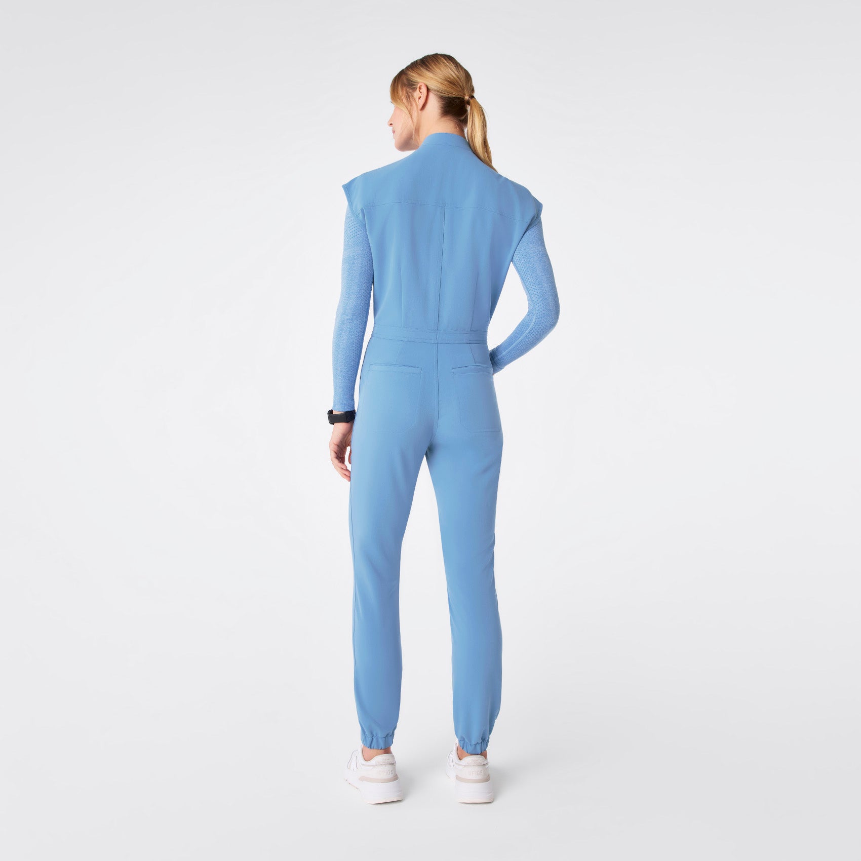 Rafaela Jogger ScrubJumpsuit™ - Ceil Blue