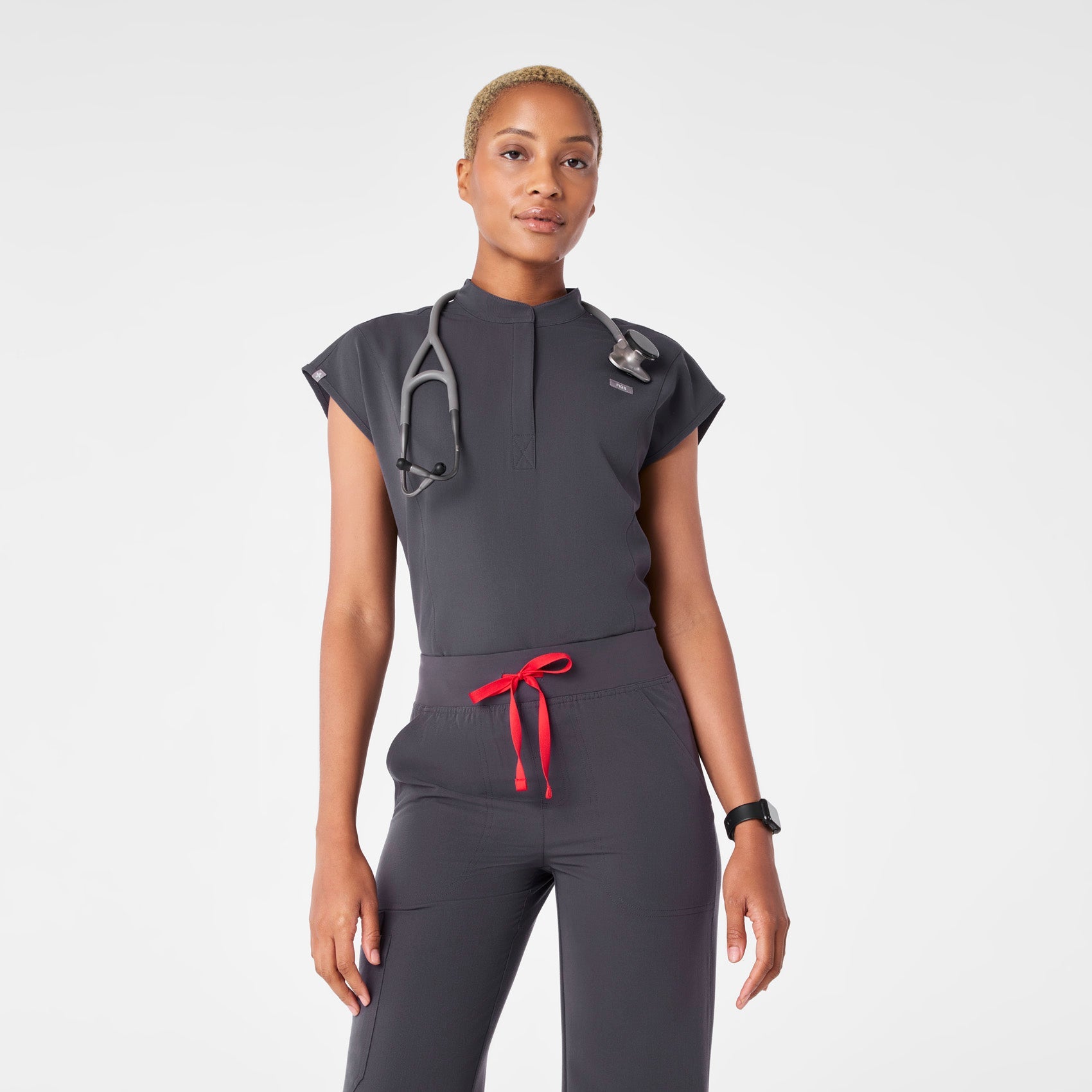  Rafaela Brief ScrubBodysuit™ - Charcoal