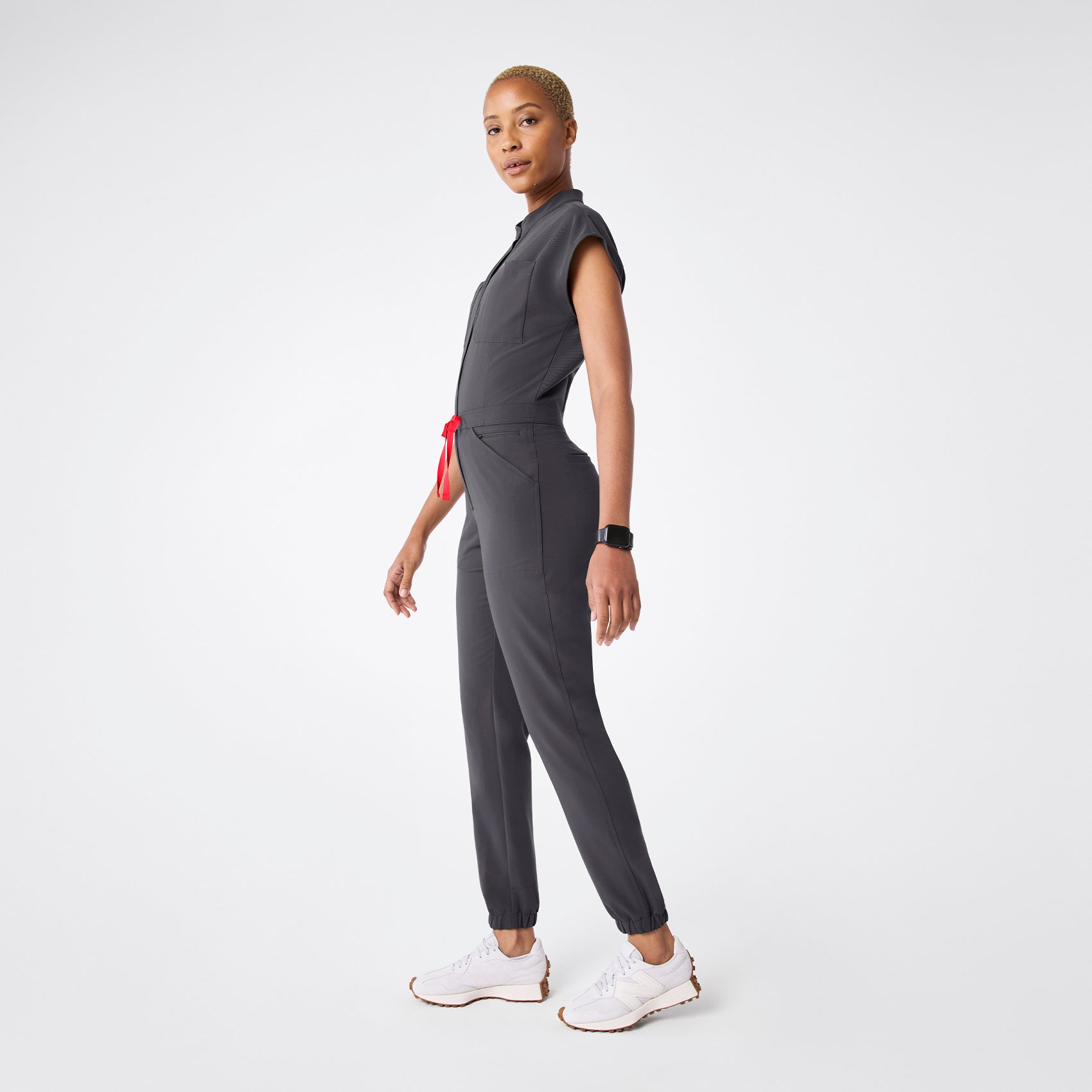 Rafaela Jogger ScrubJumpsuit™ - Charcoal