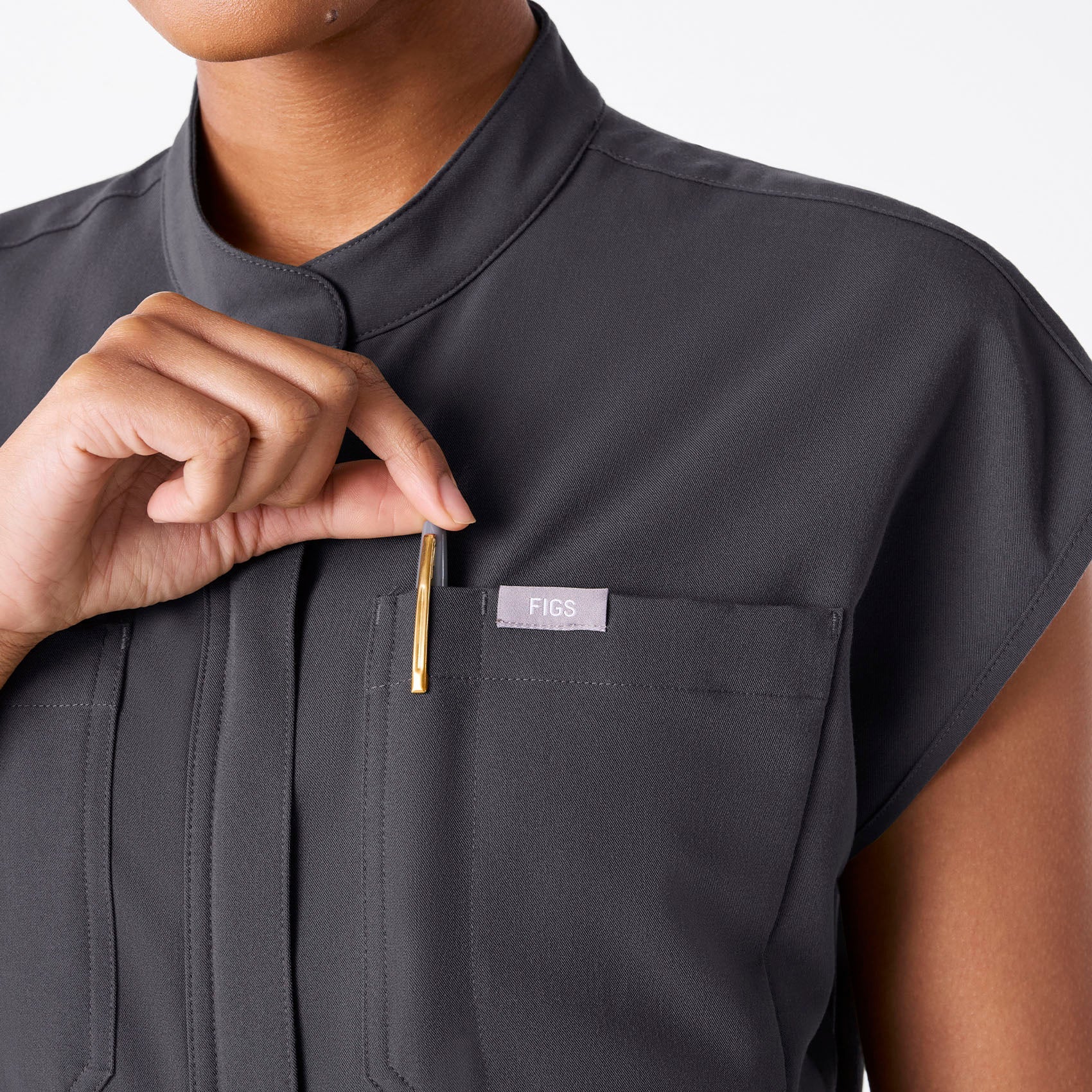 Rafaela Jogger ScrubJumpsuit™ - Charcoal