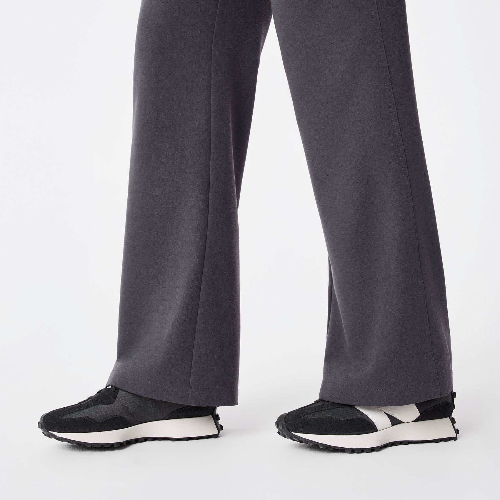 Rafaela Wide-Leg ScrubJumpsuit™ - Charcoal