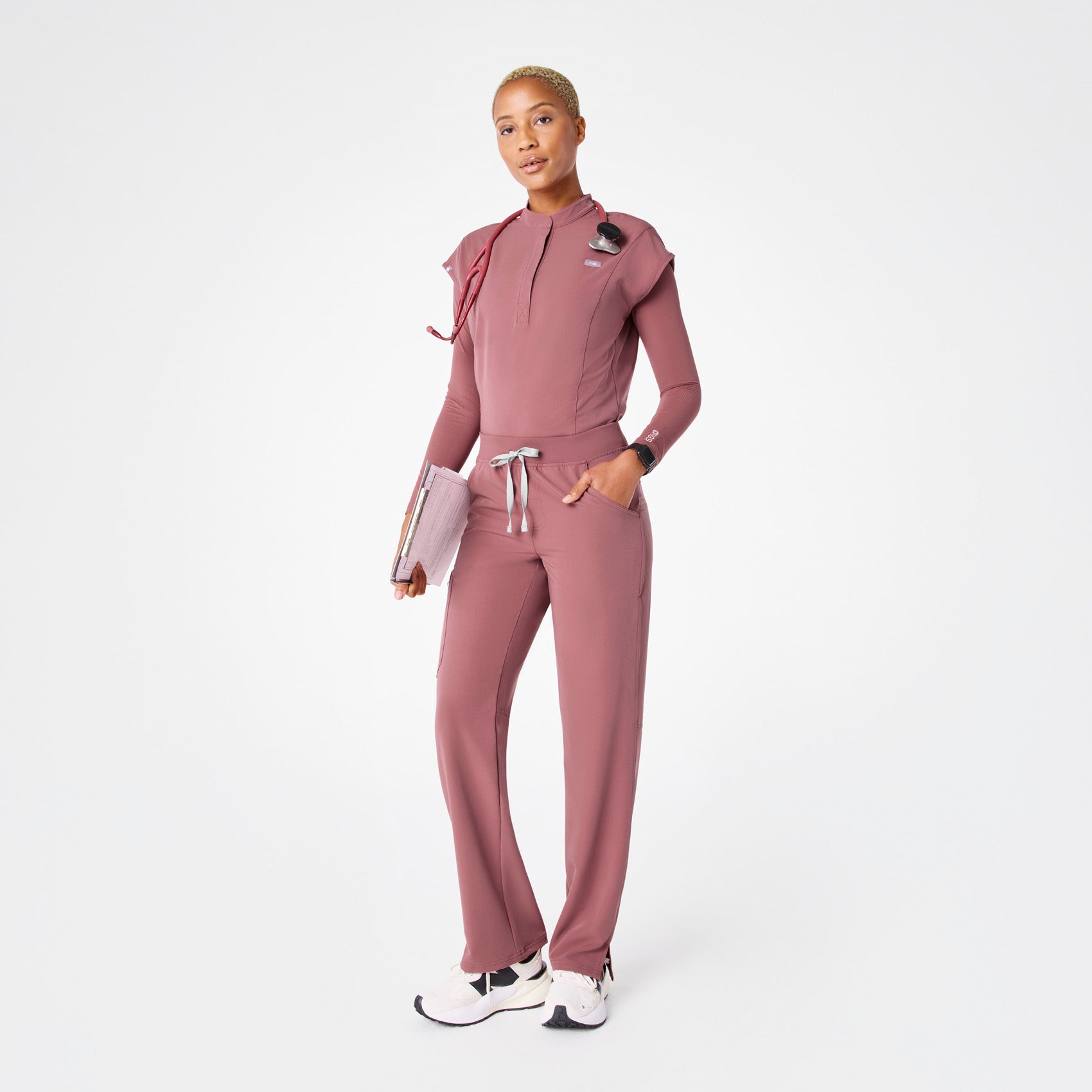  Rafaela Brief ScrubBodysuit™ - Mauve