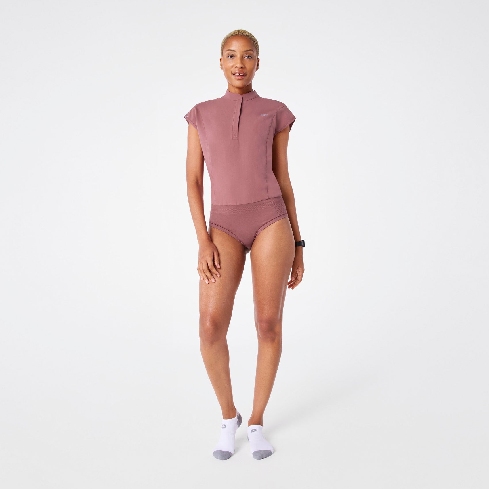  Rafaela Brief ScrubBodysuit™ - Mauve