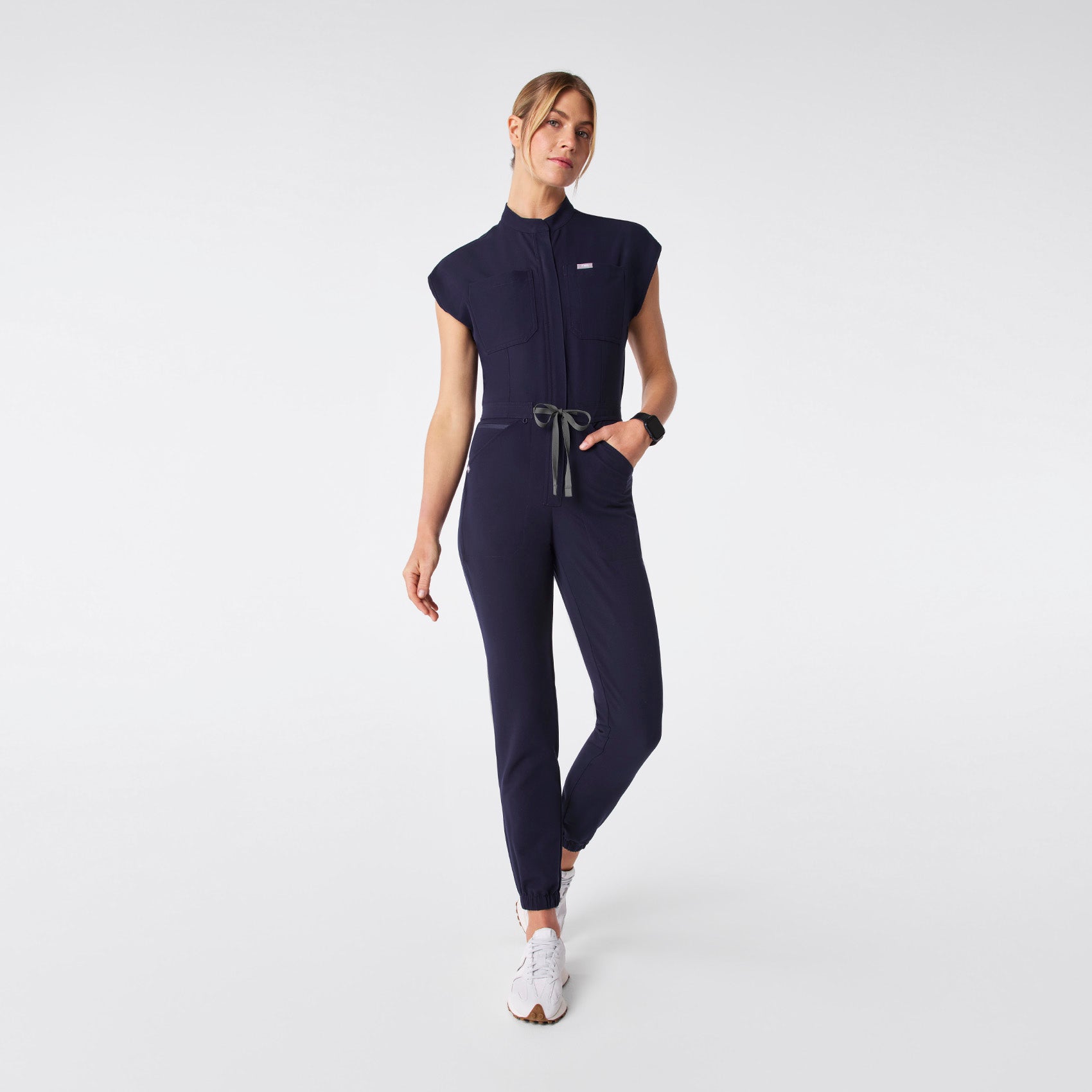 Rafaela Jogger ScrubJumpsuit™ - Navy