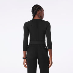 Salta Seamless ¾ Sleeve Underscrub - Black