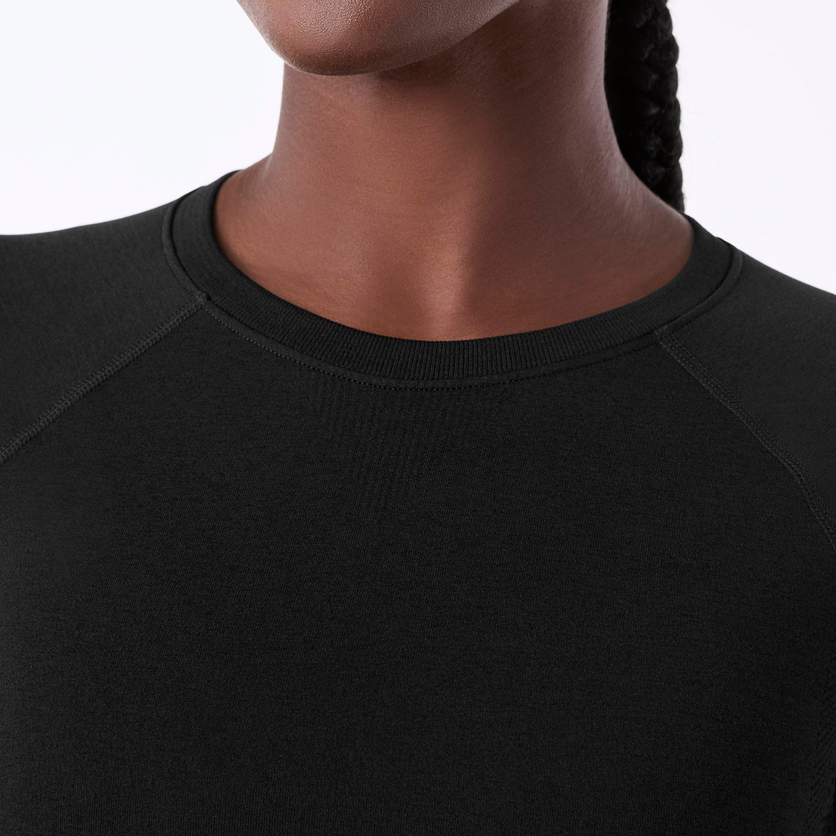 Salta Seamless ¾ Sleeve Underscrub - Black