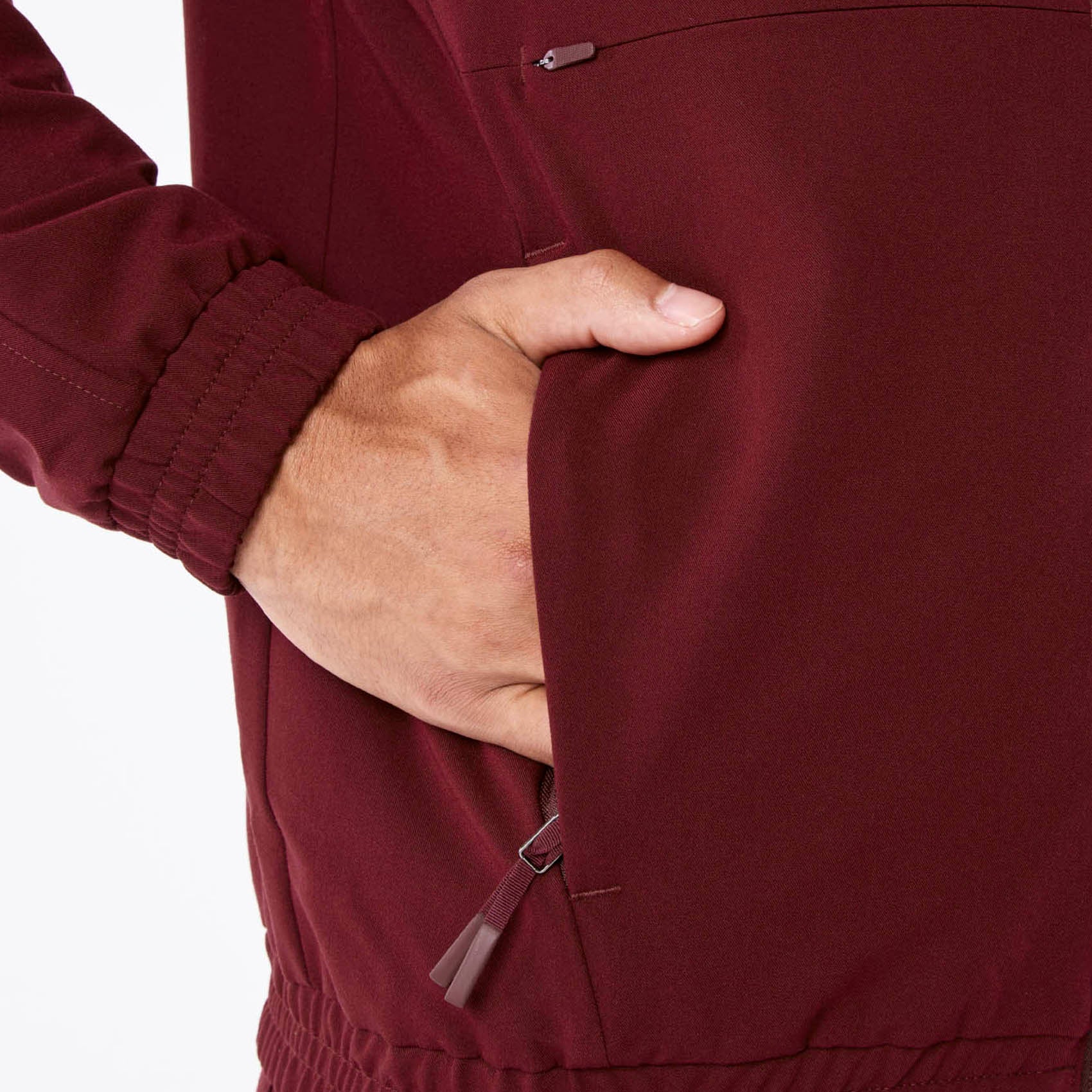 Cobaki Scrub Jacket - Burgundy