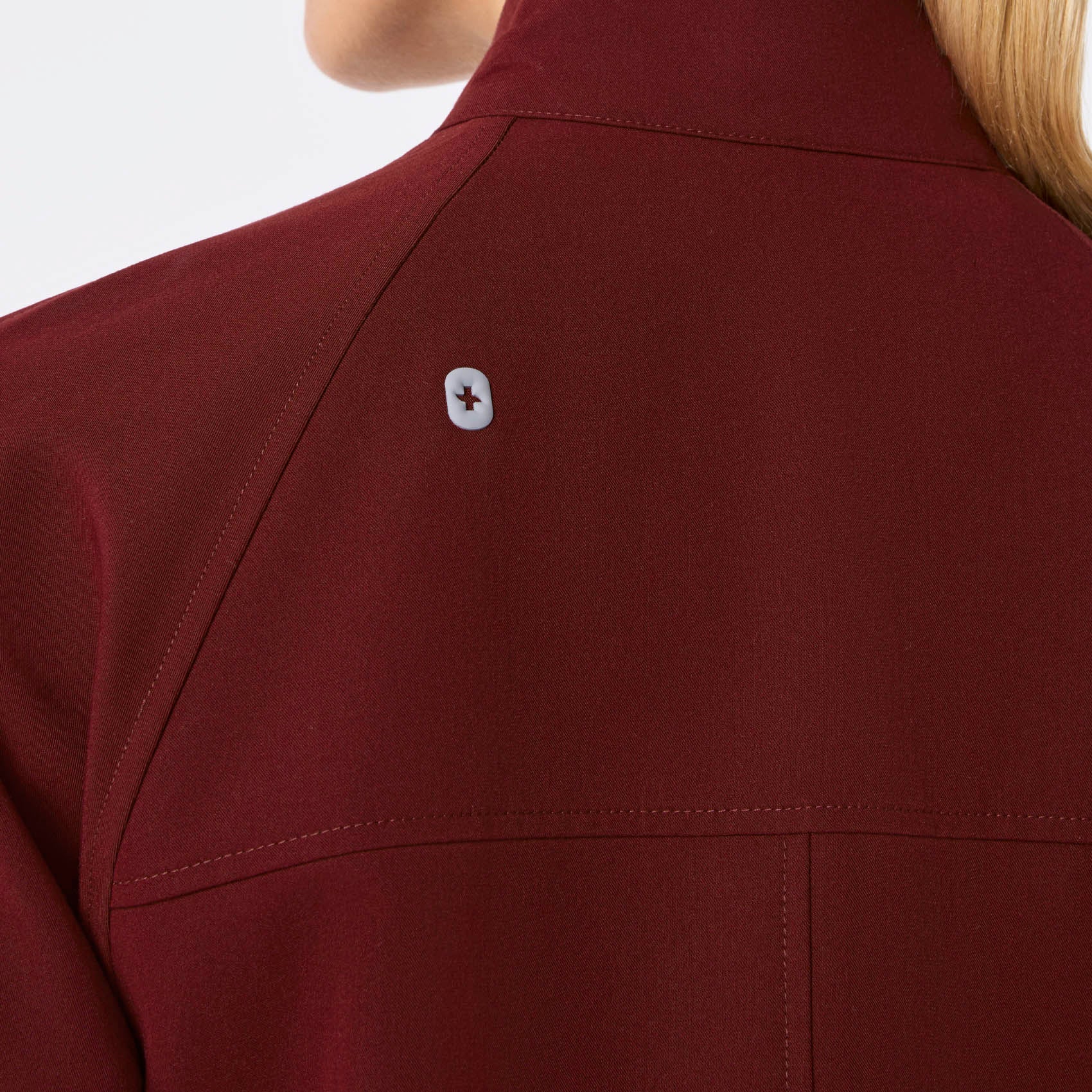 Sydney Scrub Jacket - Burgundy
