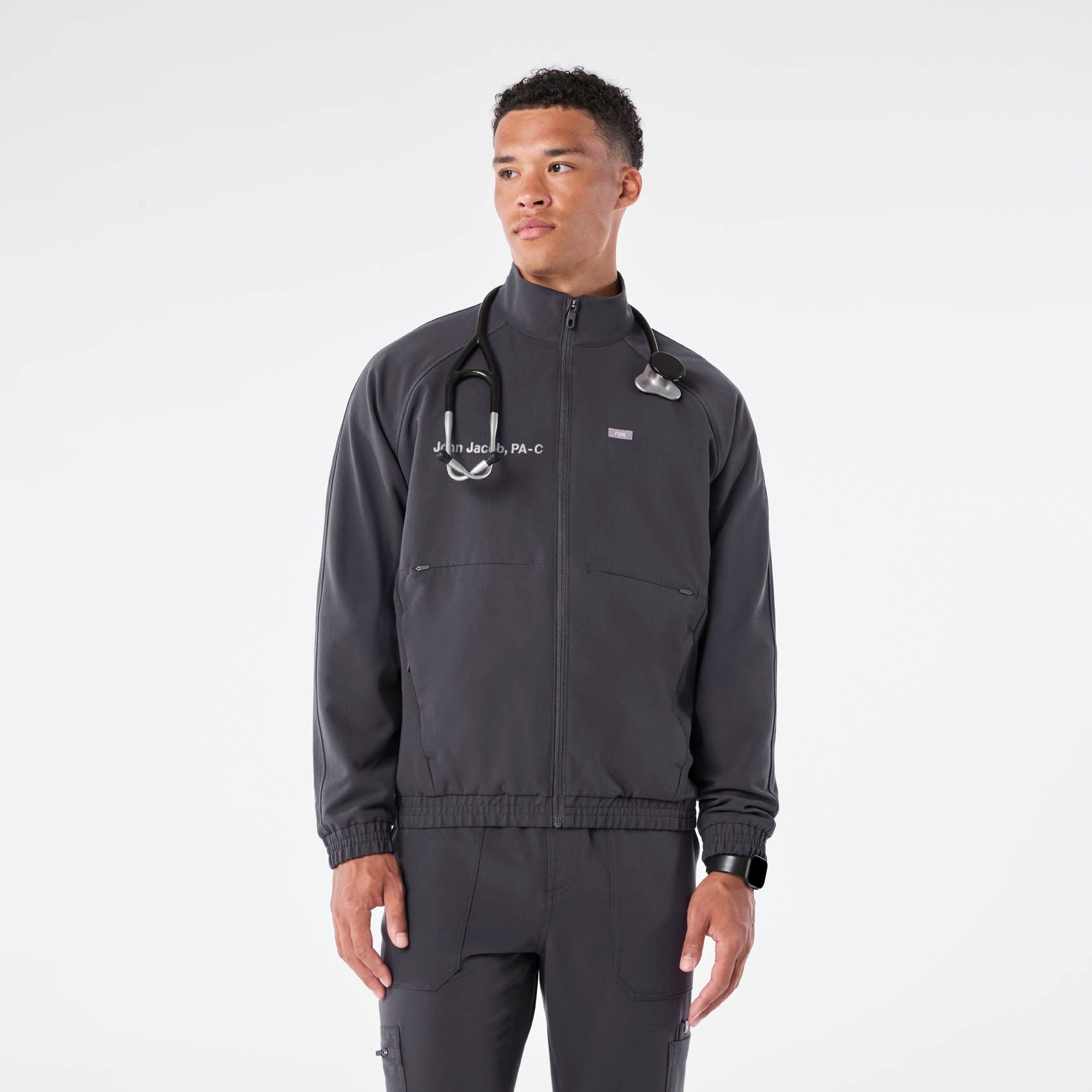 Cobaki Scrub Jacket - Charcoal