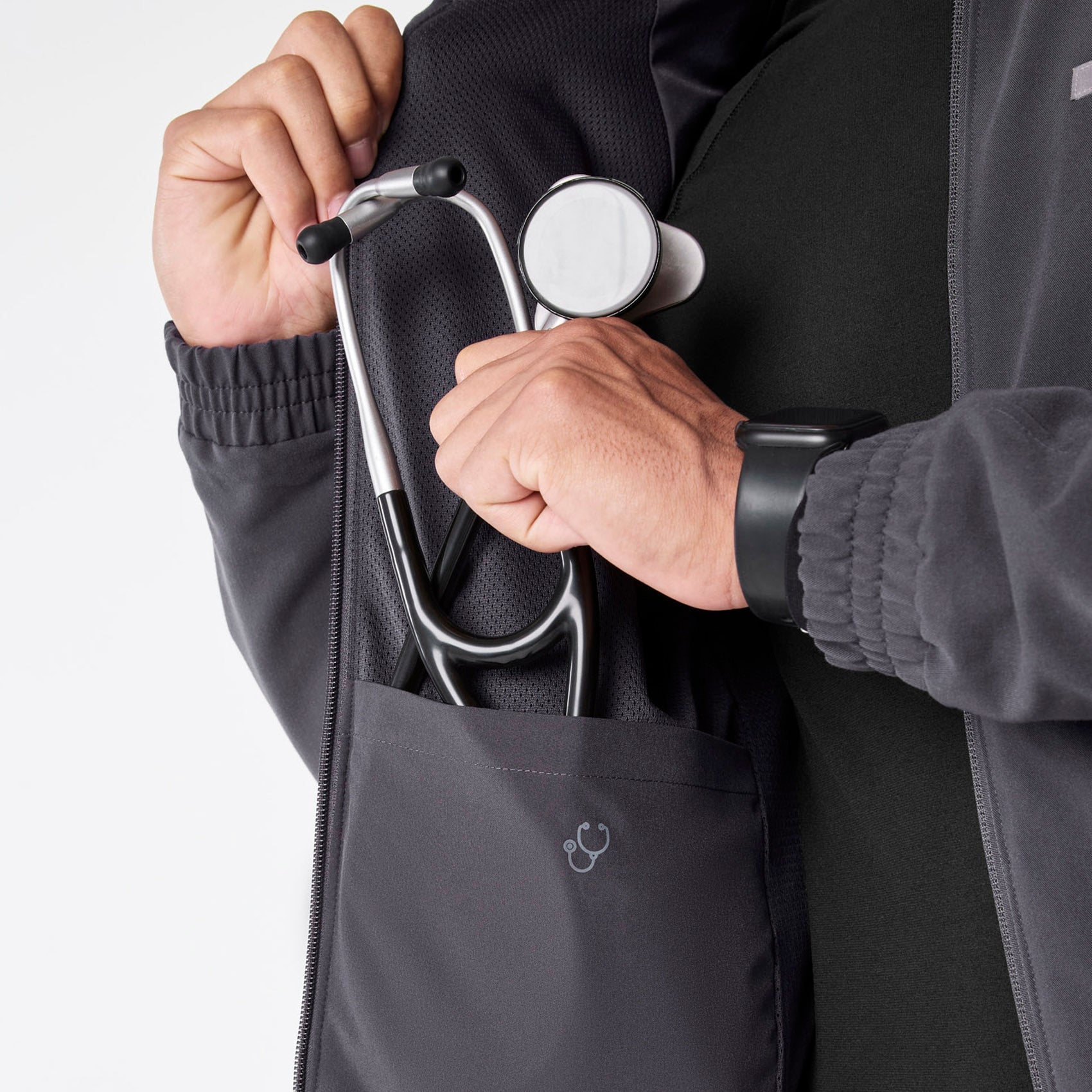Cobaki Scrub Jacket - Charcoal